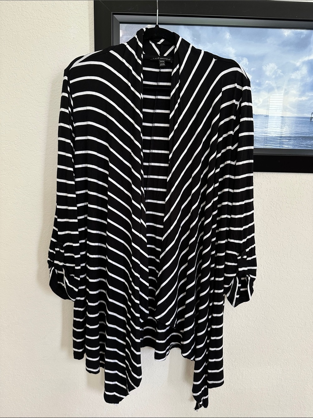Lane Bryant Open Front Stretch Cardigan-style Overpiece 14/16